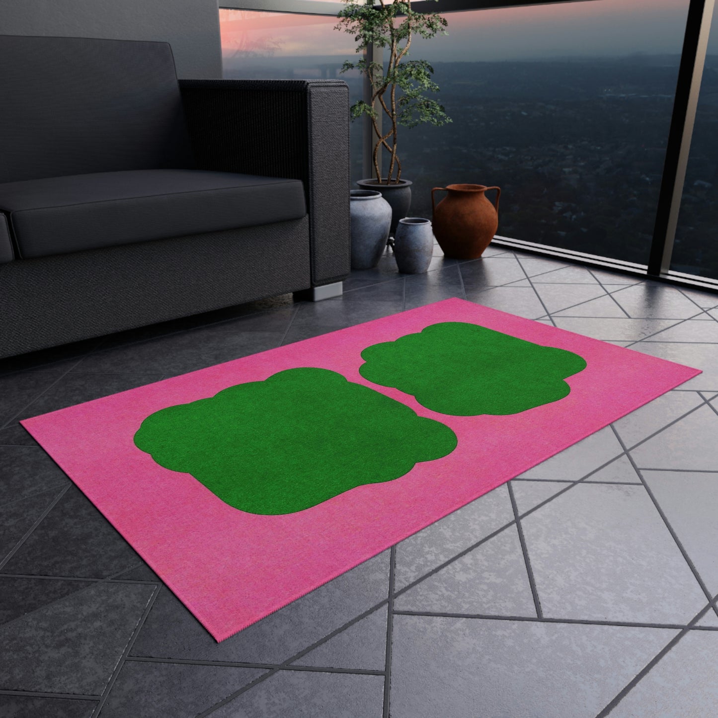 Retro Outdoor Rug