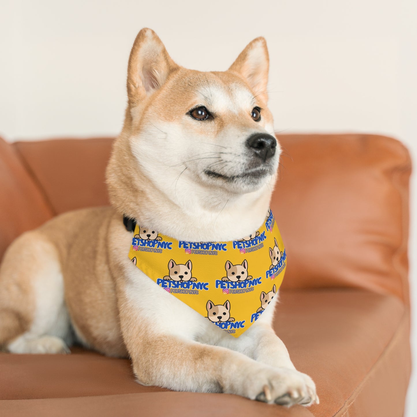 PetShopNYC Bandana (in Yellow)
