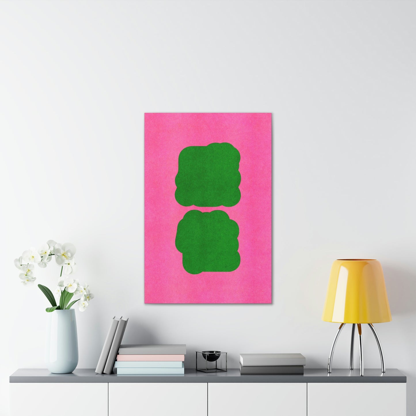 Stretched Pink Canvas