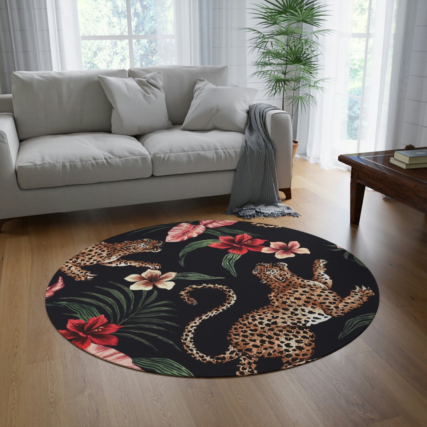 Round Jungle Rug