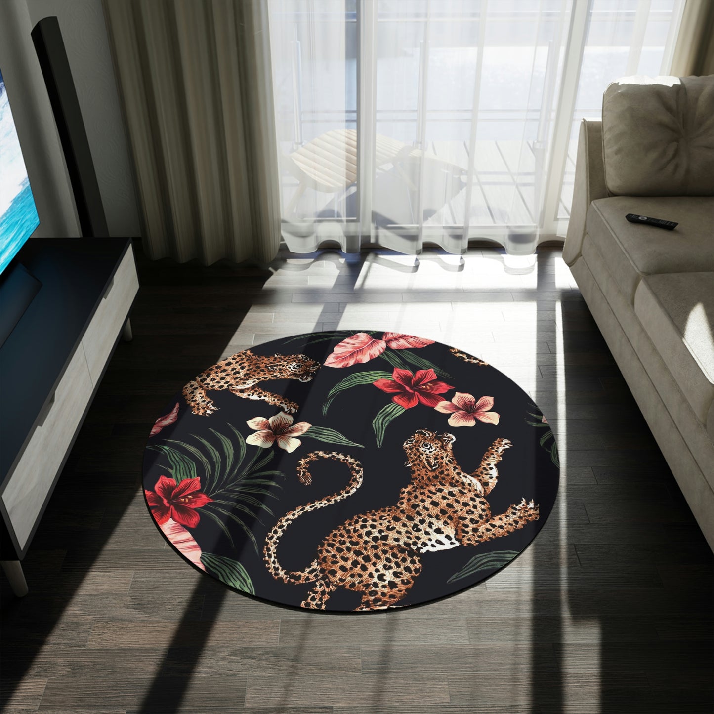 Round Jungle Rug