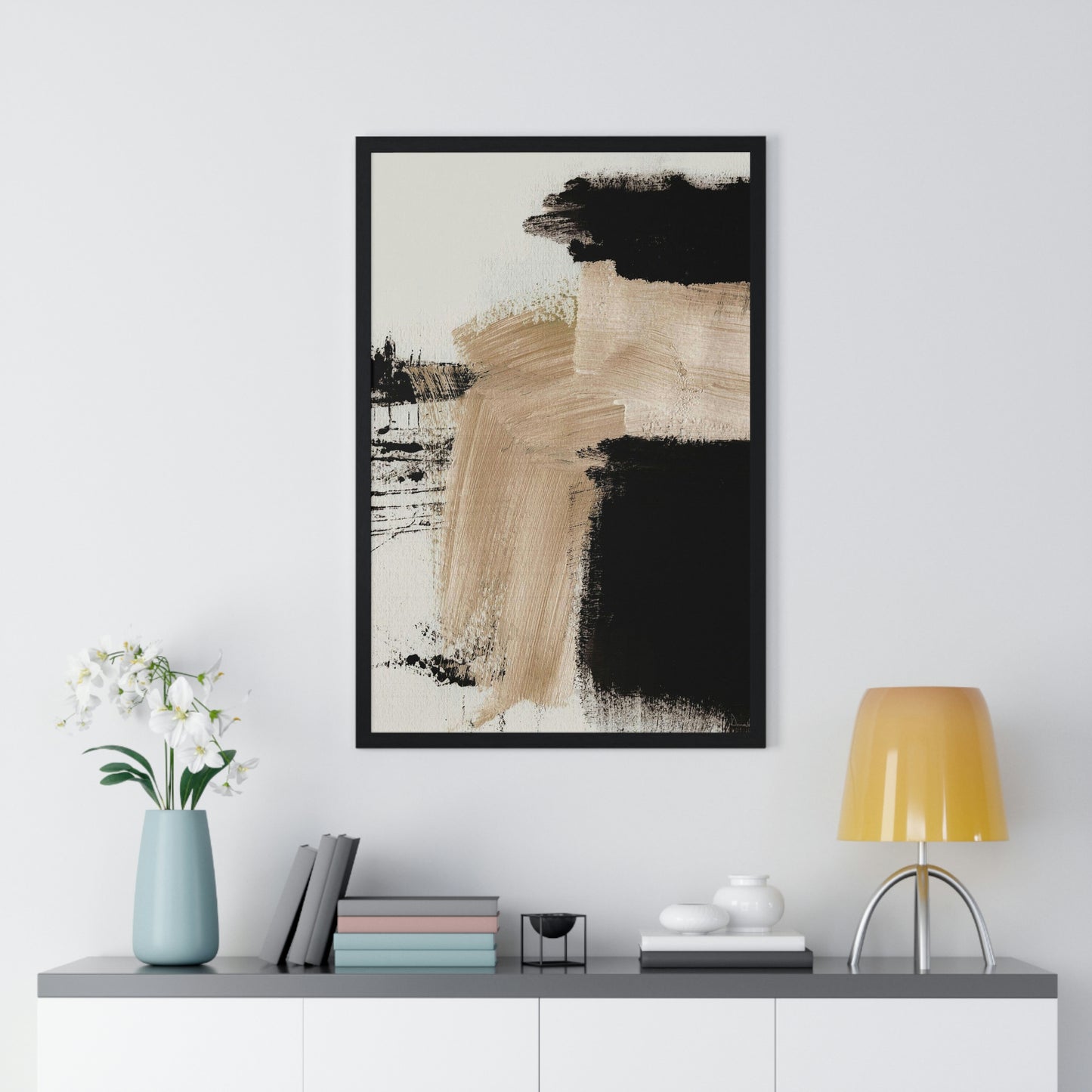 Path Canvas Framed