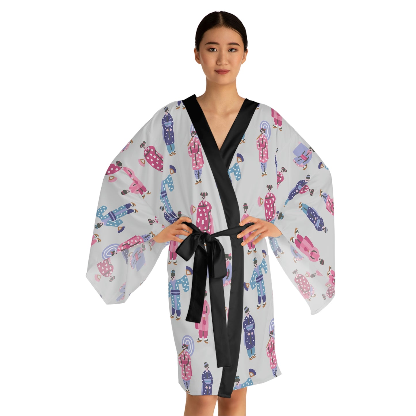 Long Sleeve Kimono Robe