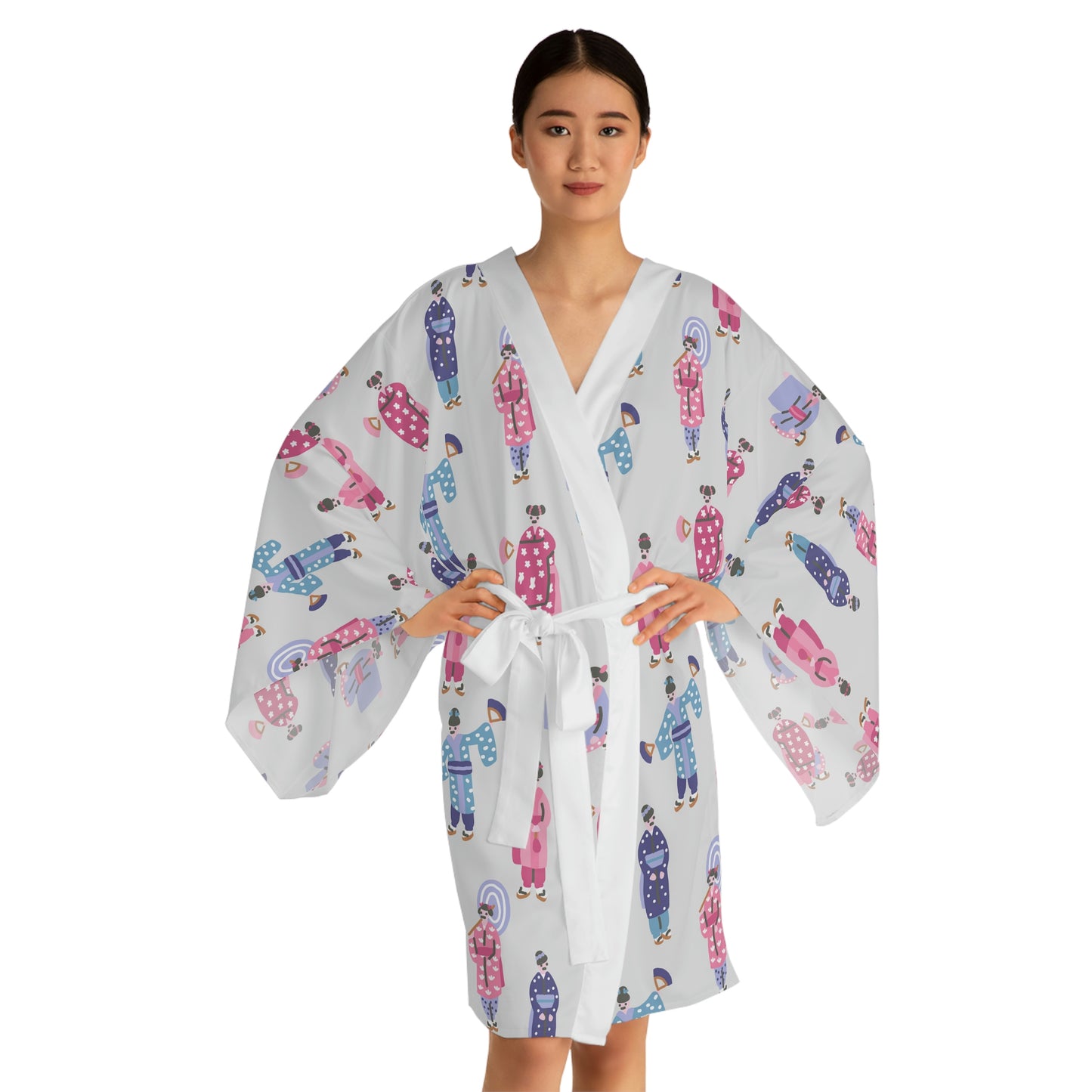 Long Sleeve Kimono Robe