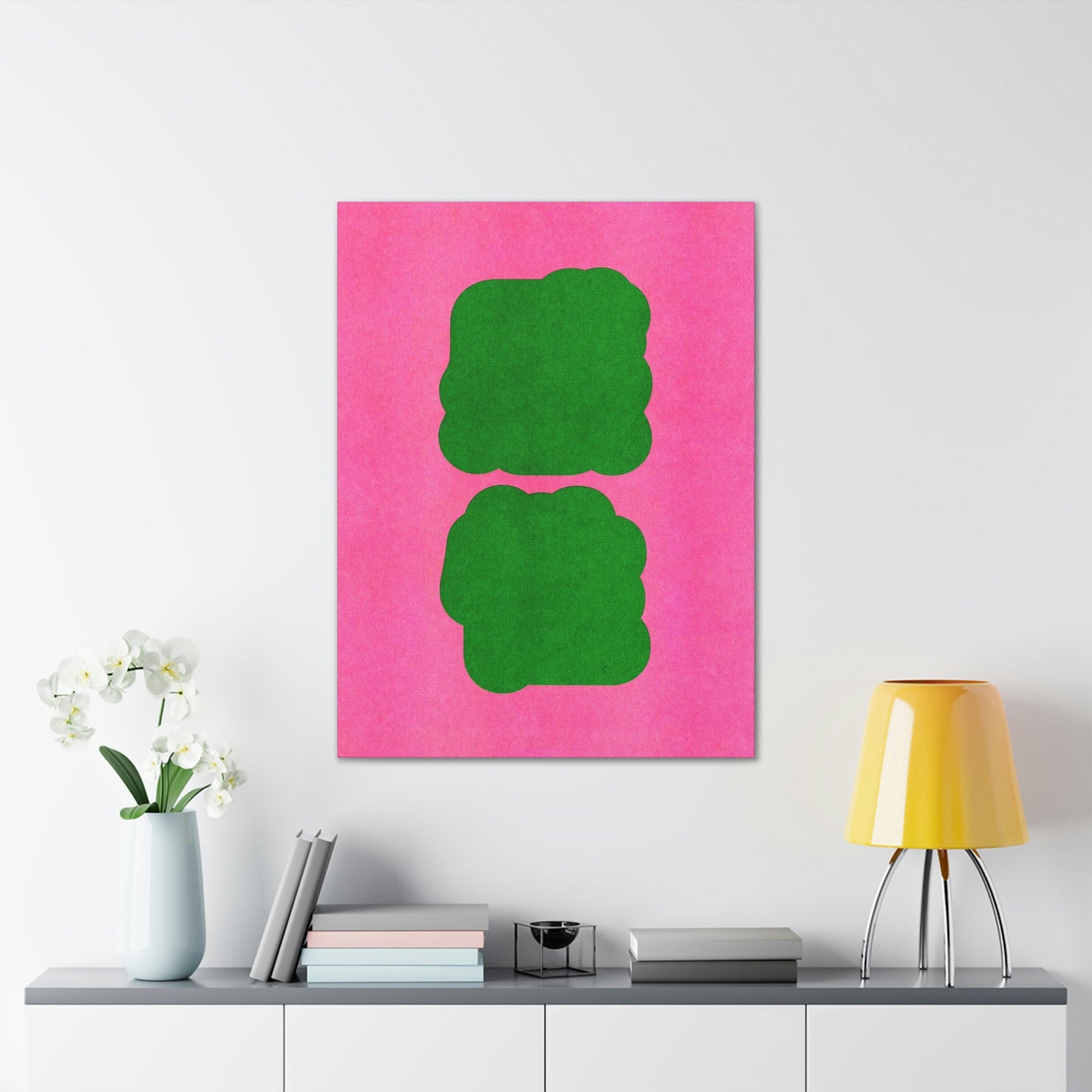 Stretched Pink Canvas