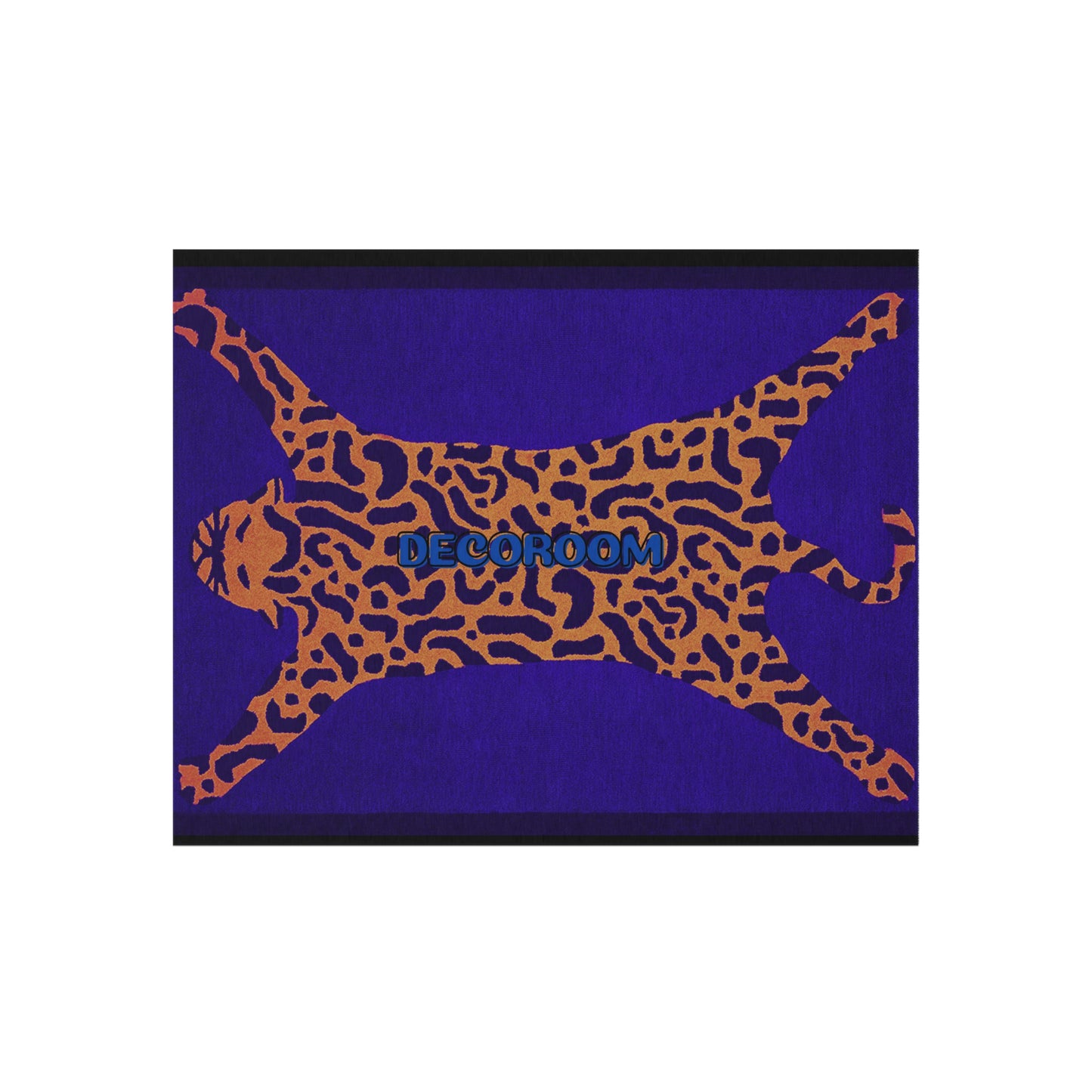 Orange Tiger Outdoor Rug