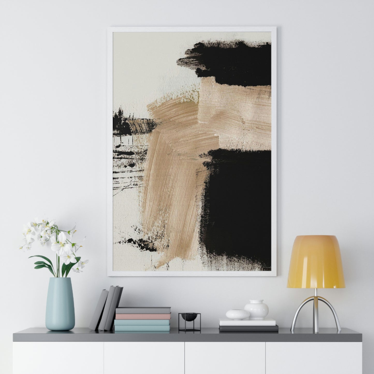 Path Canvas Framed