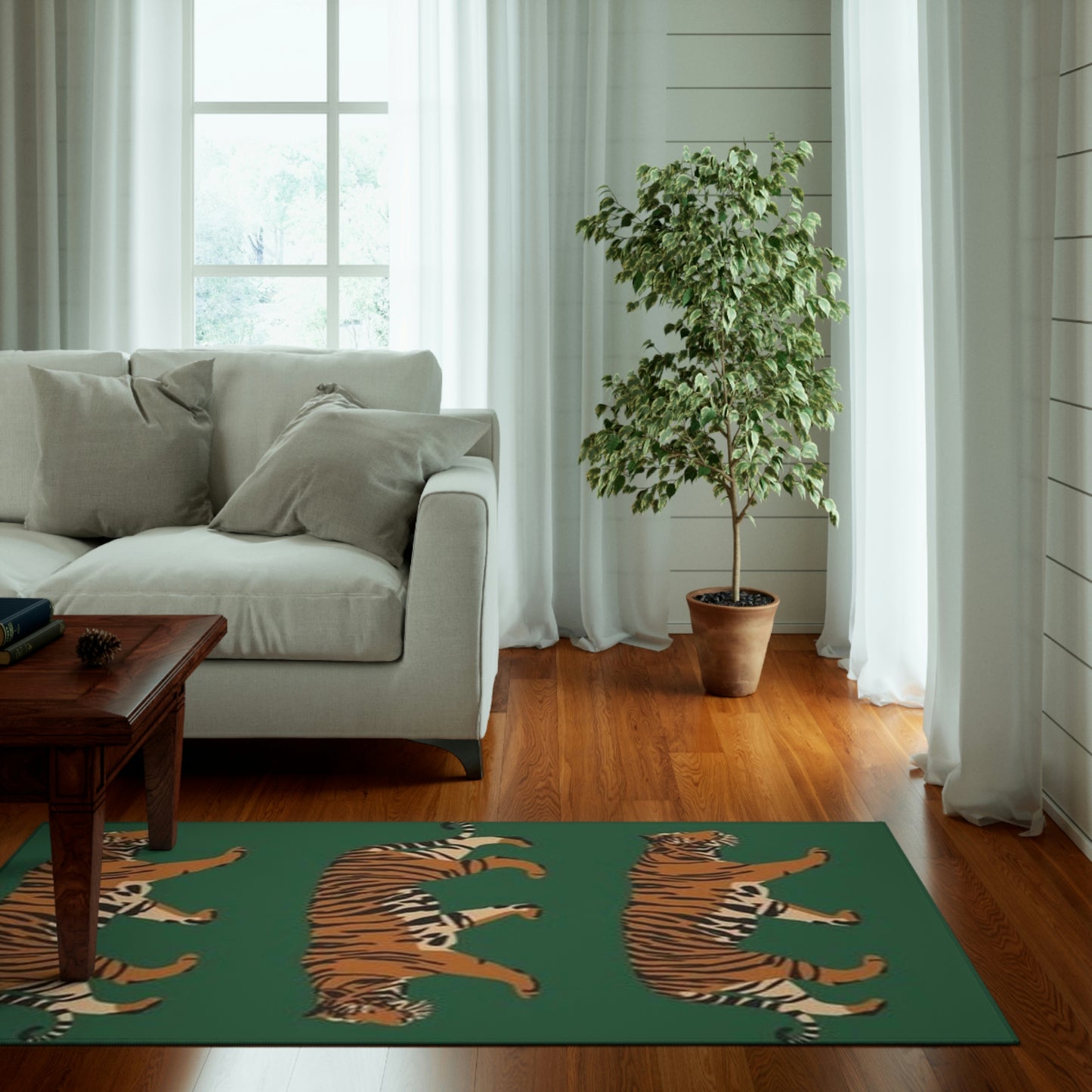 Green Tiger Rug