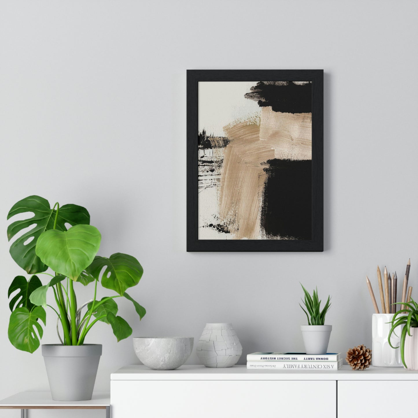 Path Canvas Framed