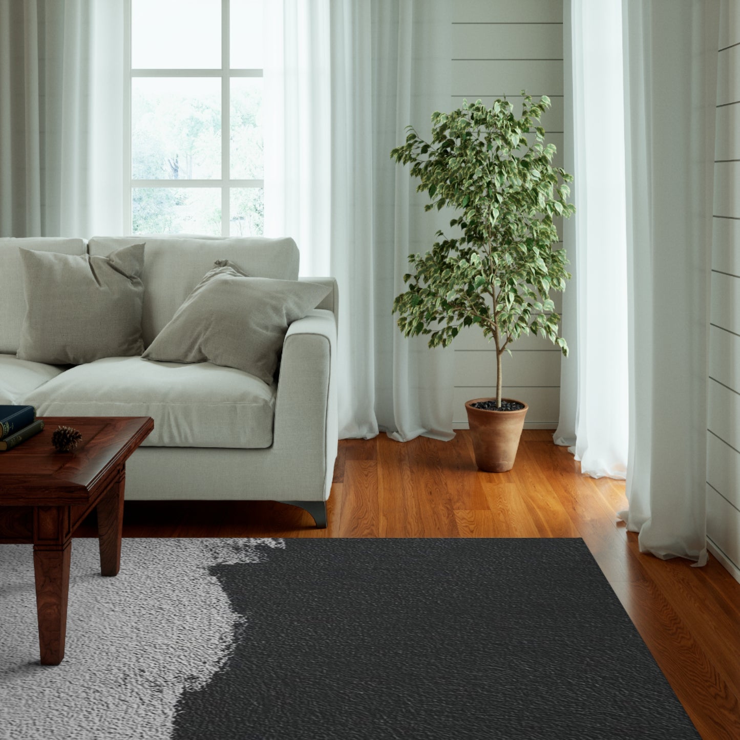 Matte/Clay White Rug