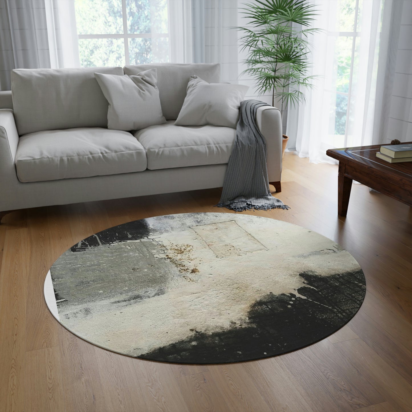 Round Blended Rug
