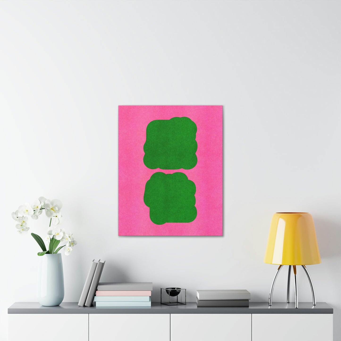 Stretched Pink Canvas