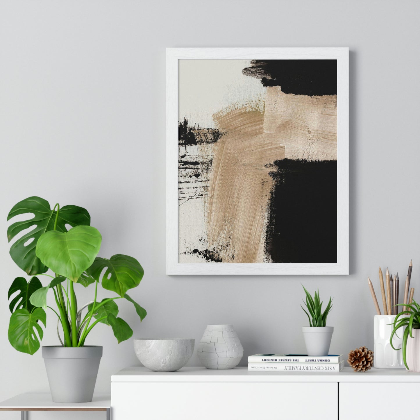 Path Canvas Framed