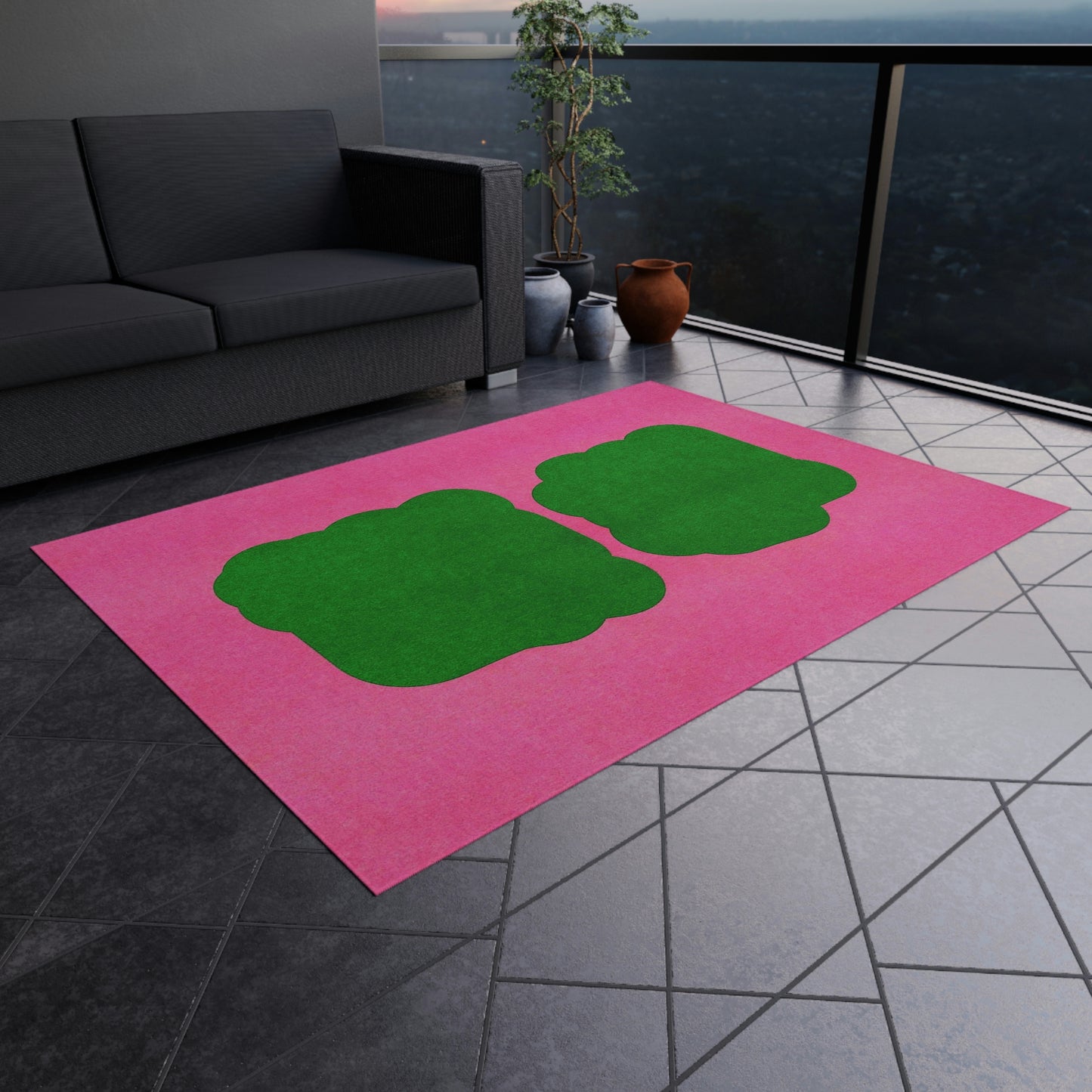 Retro Outdoor Rug