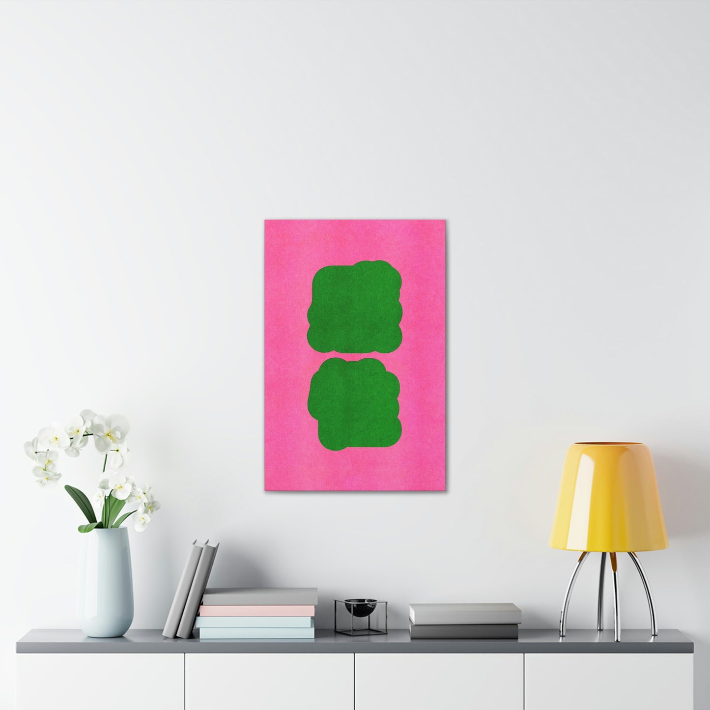 Stretched Pink Canvas