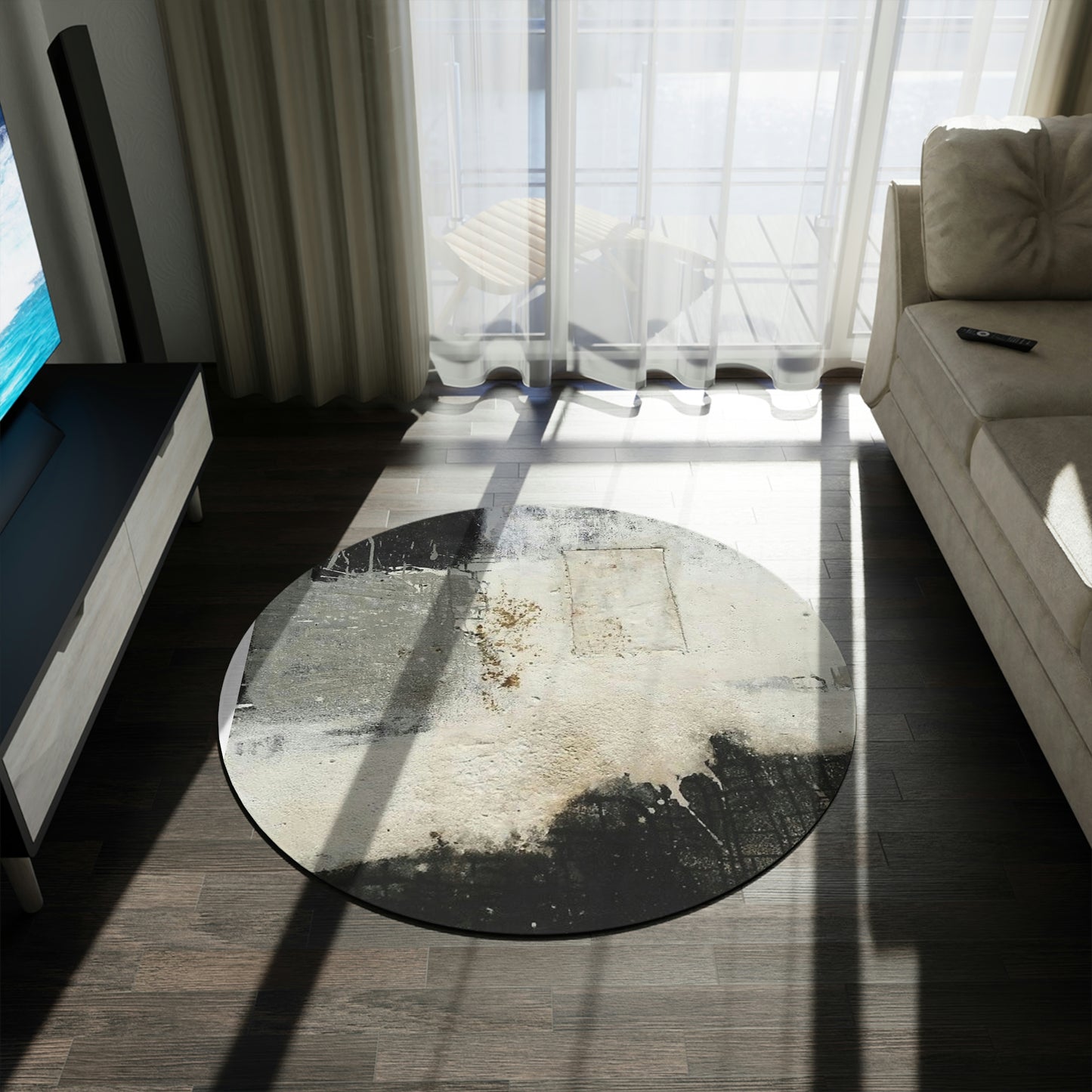 Round Blended Rug