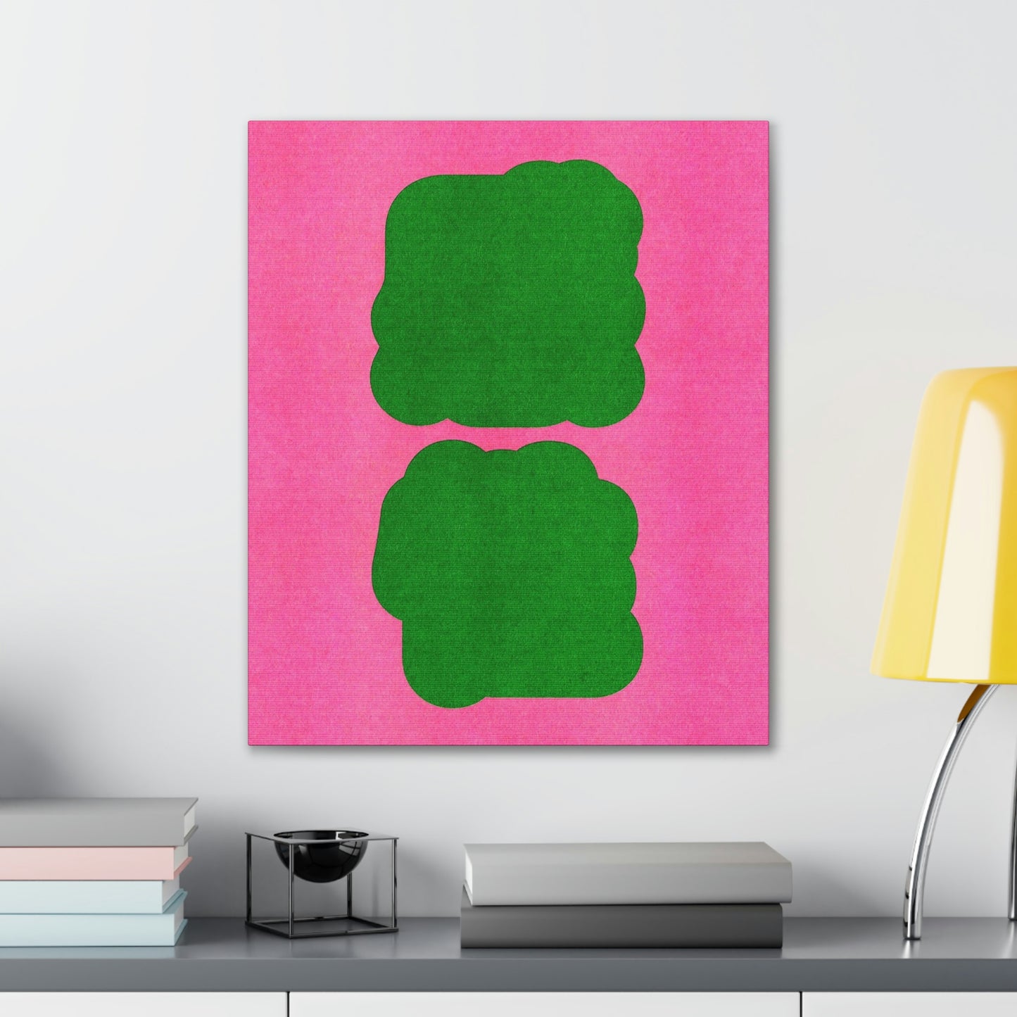 Stretched Pink Canvas