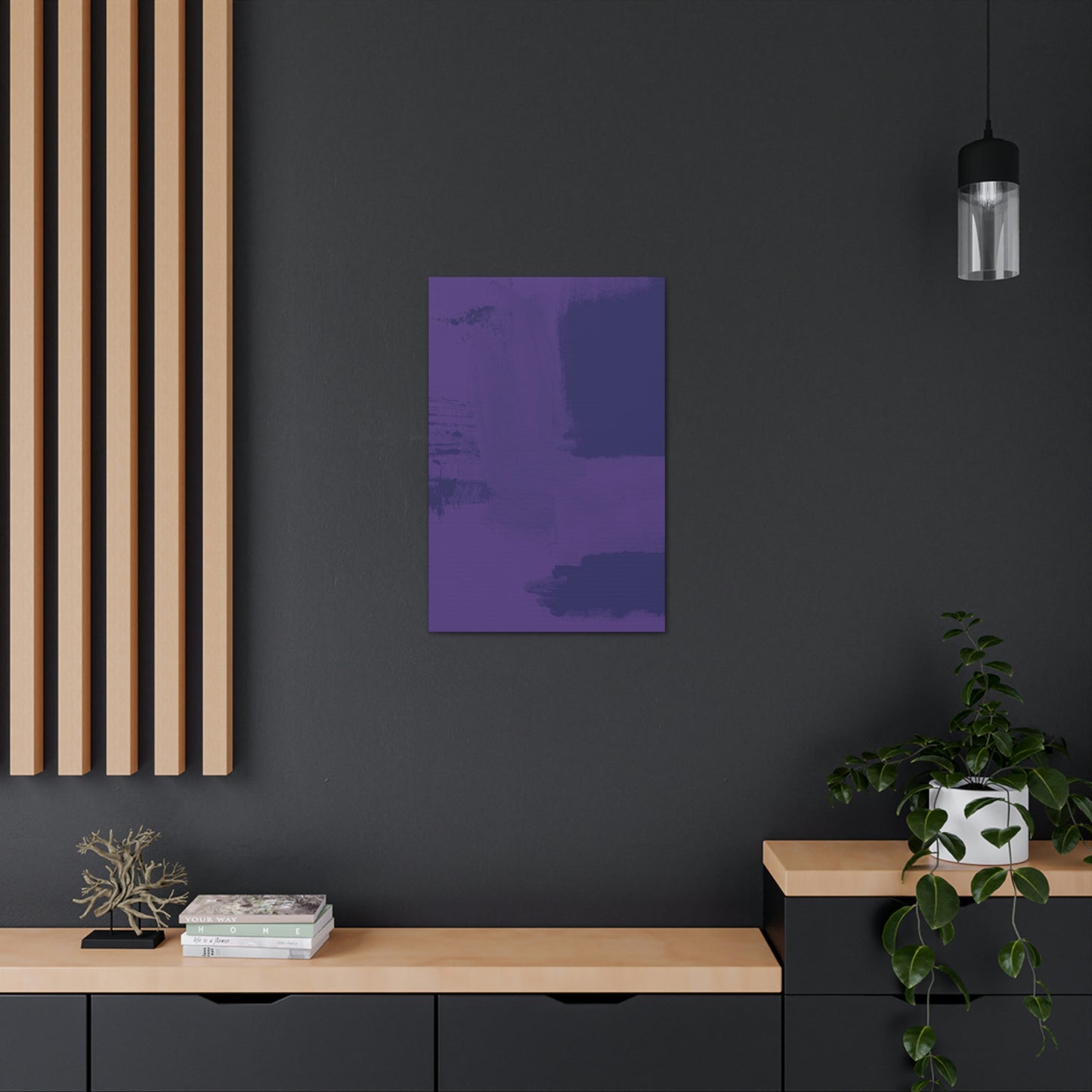 Rich Purple Canvas