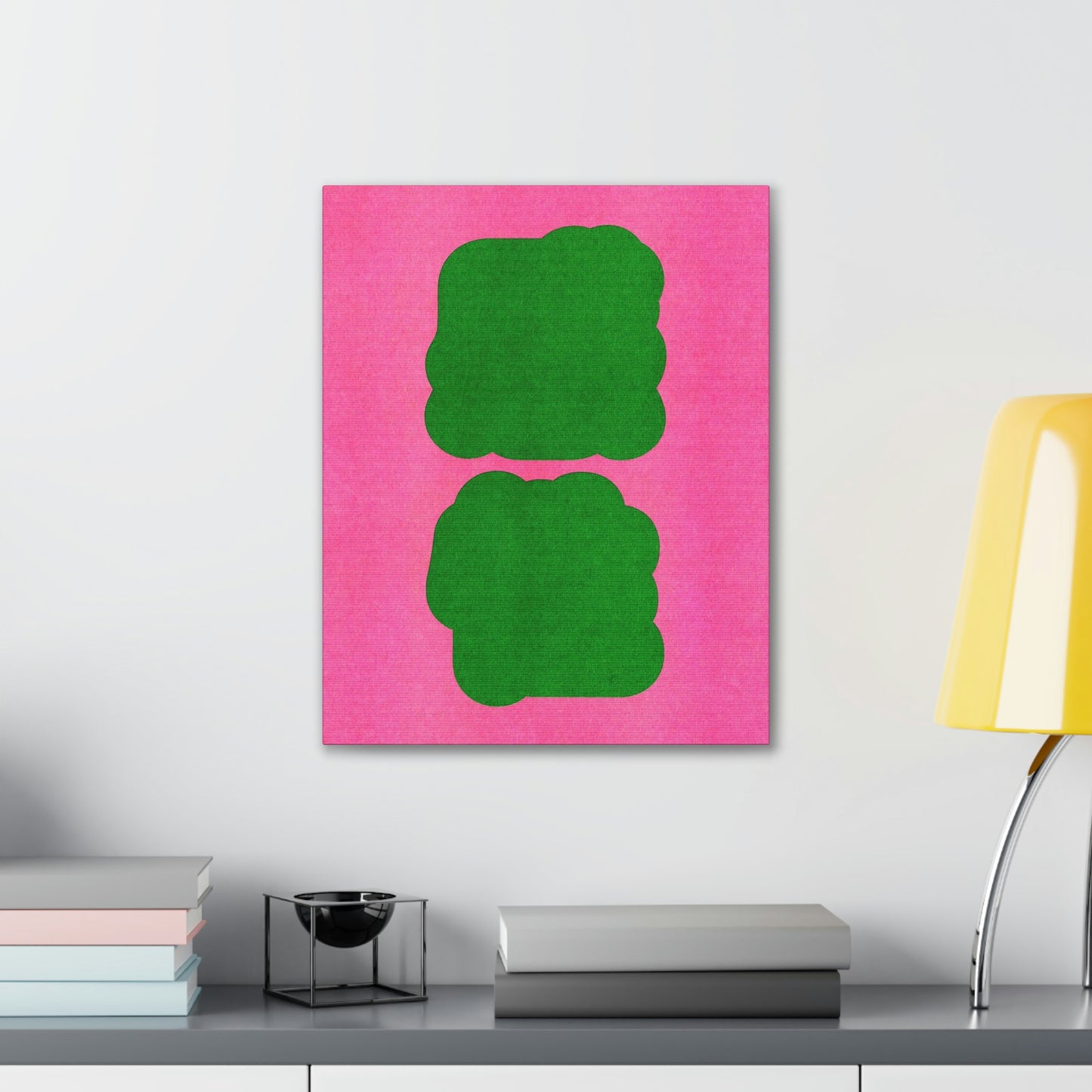 Stretched Pink Canvas
