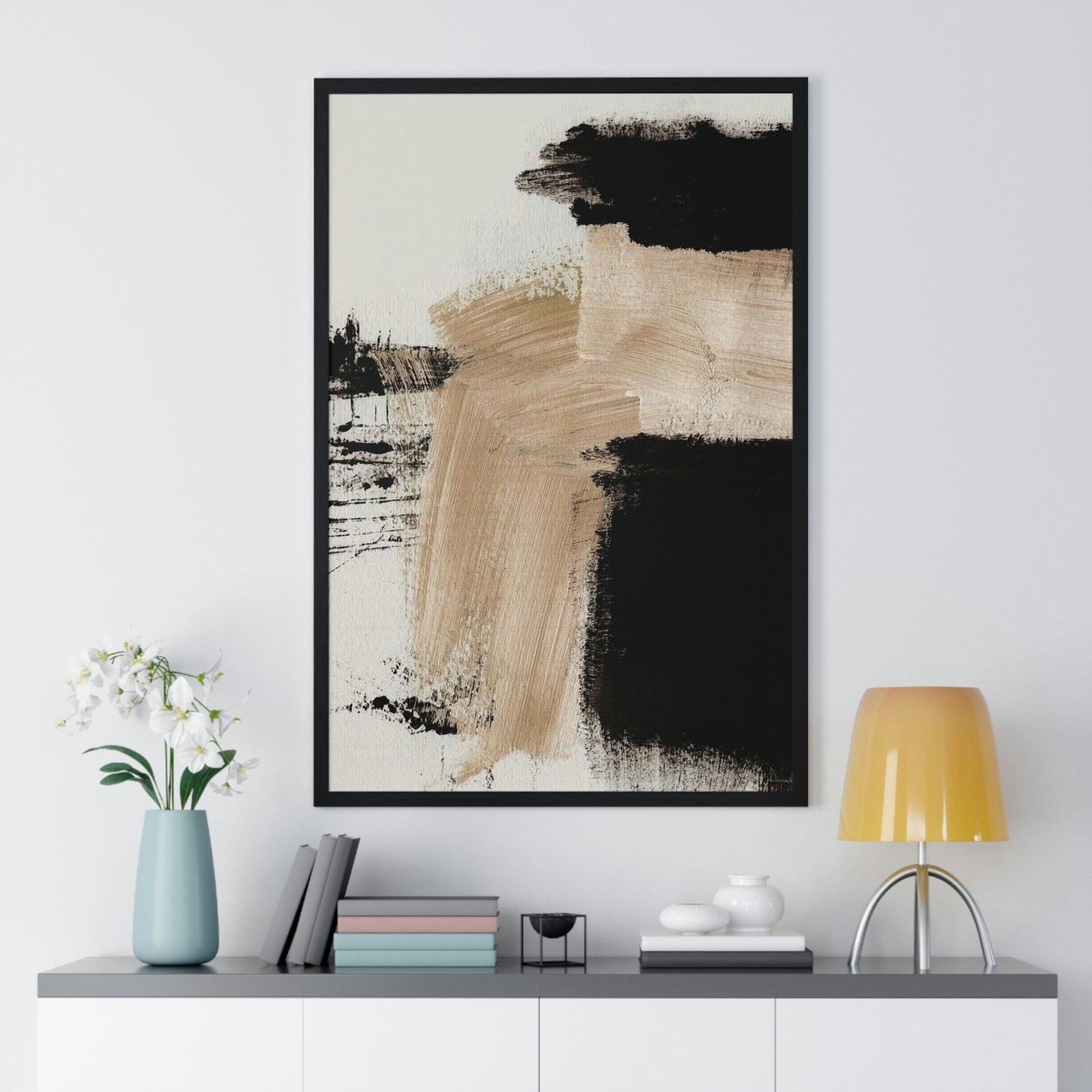 Path Canvas Framed