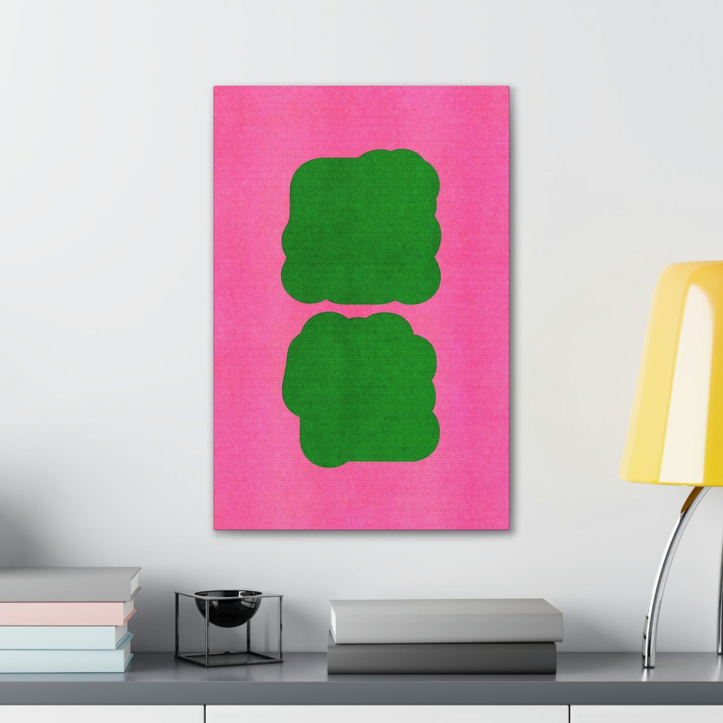 Stretched Pink Canvas