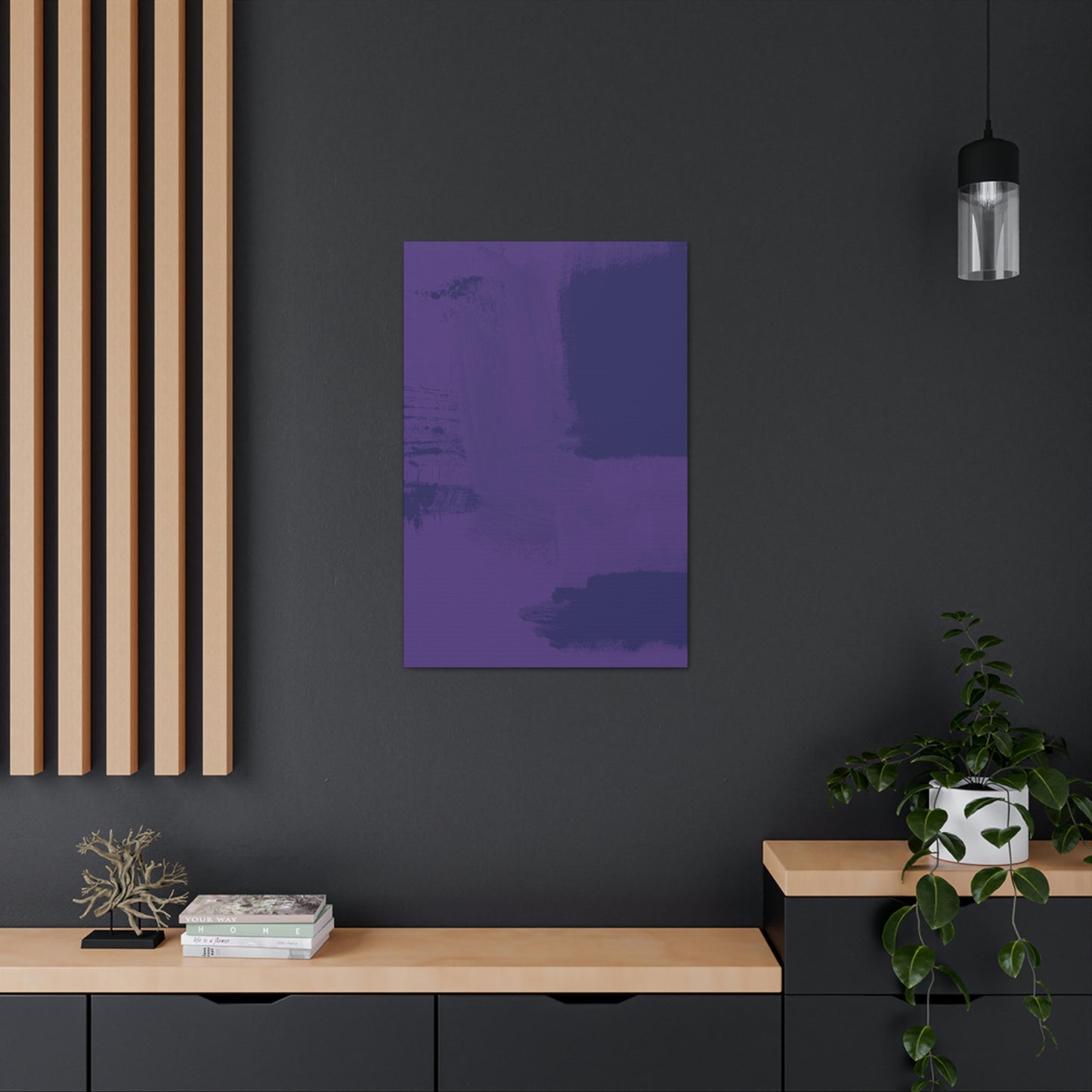 Rich Purple Canvas