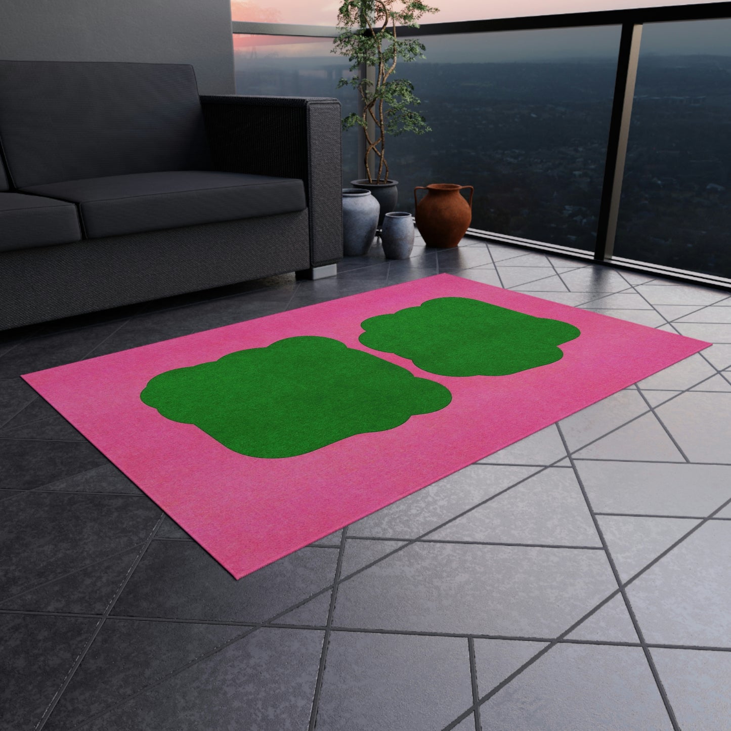 Retro Outdoor Rug