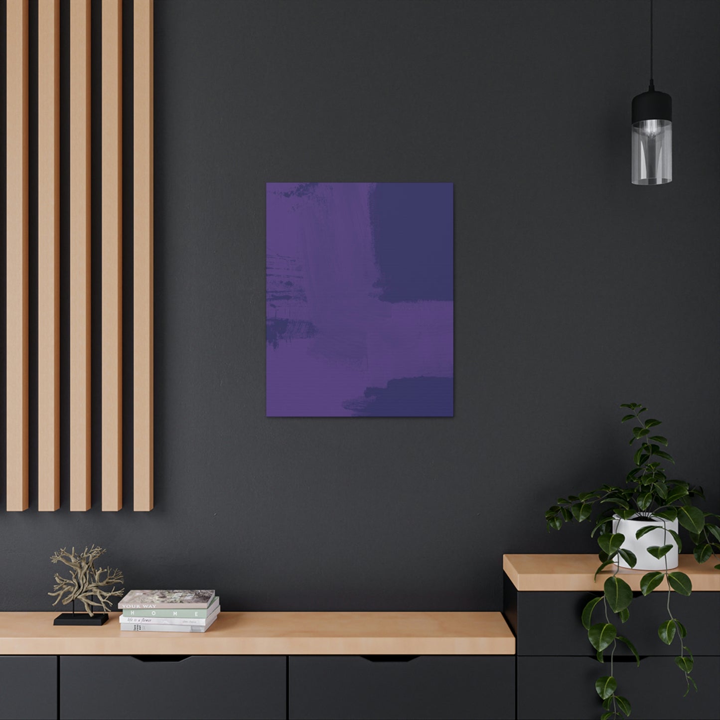 Rich Purple Canvas