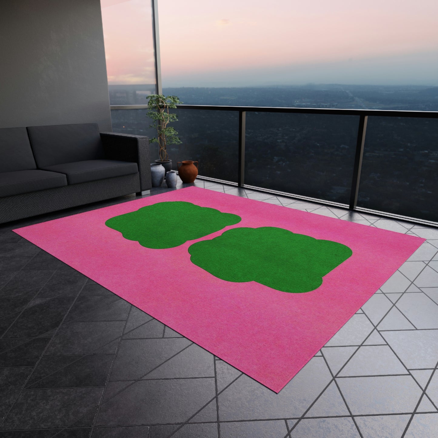 Retro Outdoor Rug