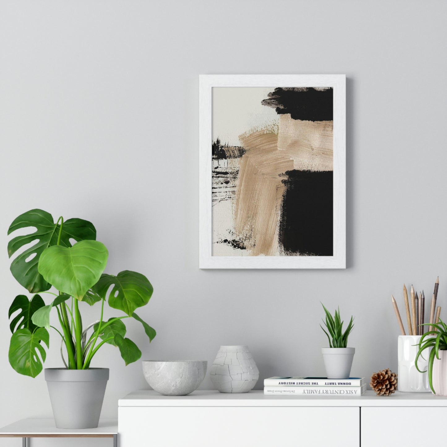 Path Canvas Framed