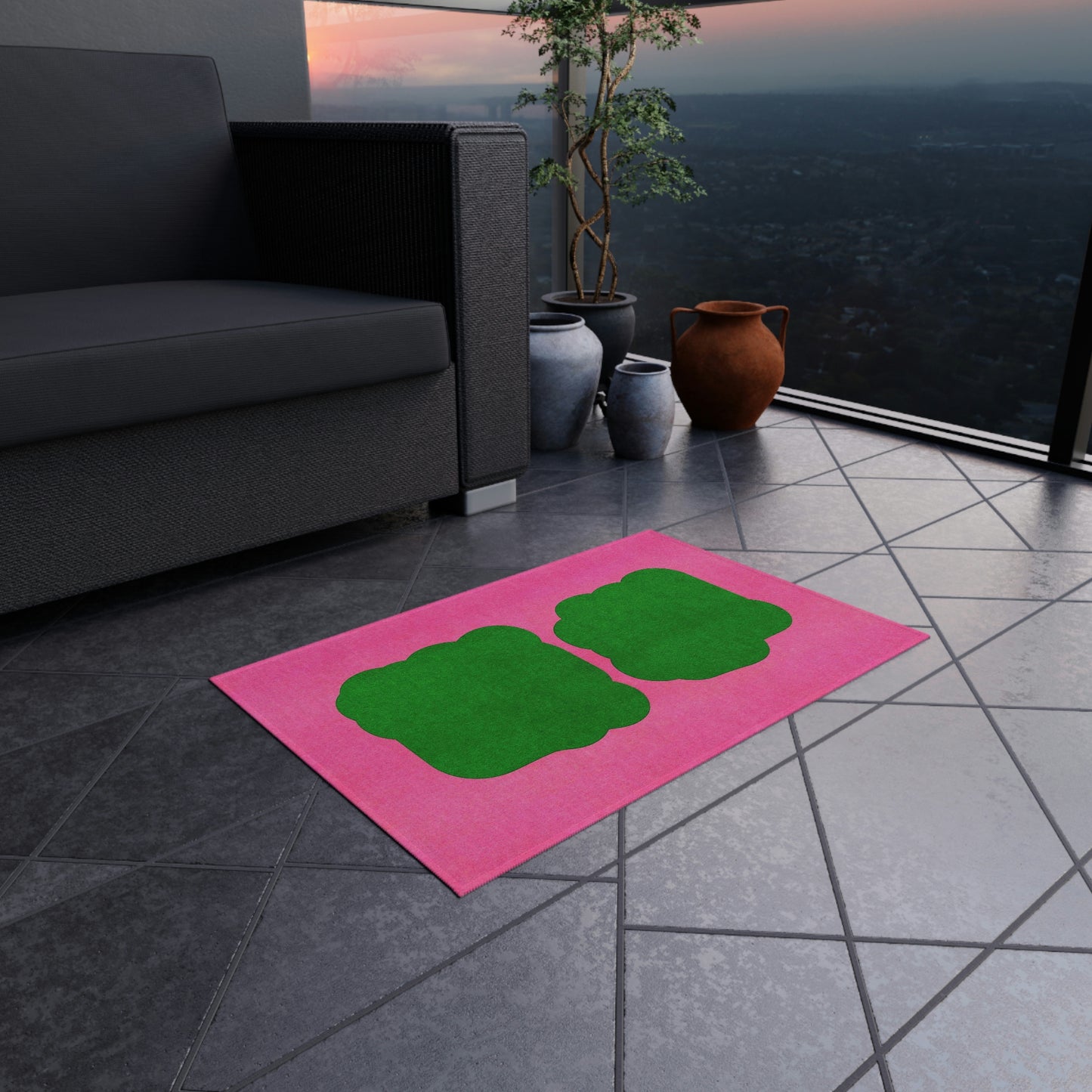 Retro Outdoor Rug