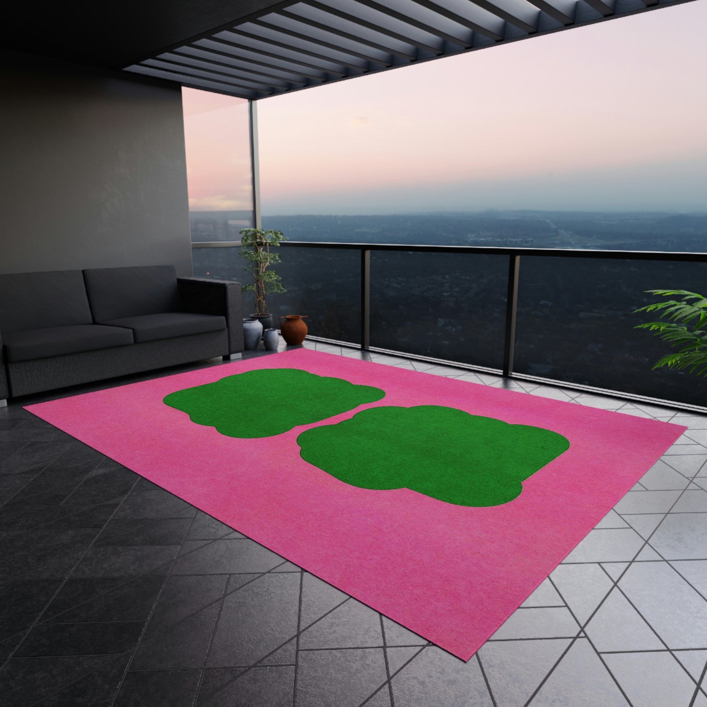 Retro Outdoor Rug