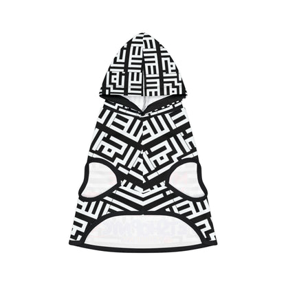 Black Geo Pet Hoodie