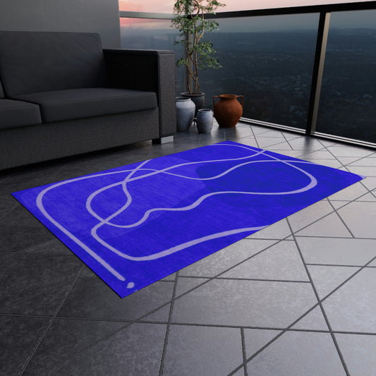 Royal Blue Outdoor Rug