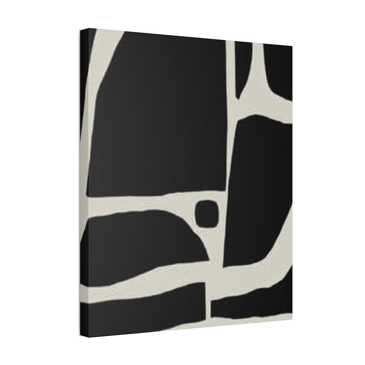 Beige Abstract Canvas - DECOROOM