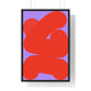 Splattered Art In Red