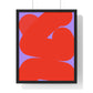 Splattered Art In Red
