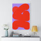 Splattered Art In Red