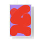 Splattered Art In Red