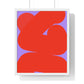 Splattered Art In Red